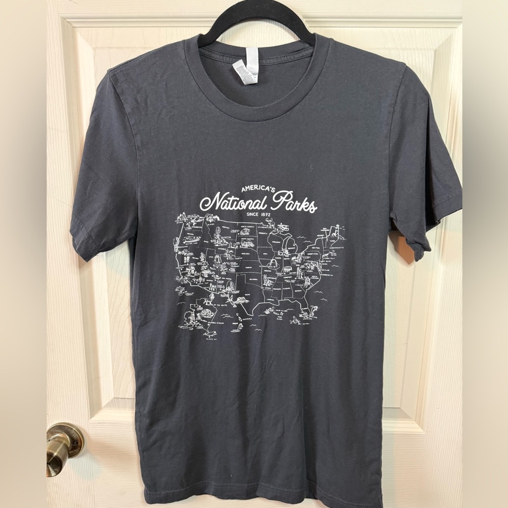 America’s National Parks Graphic T-Shirt Bella + Canvas Woman’s Small